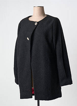 Manteau court noir MADEMOISELLE FANI pour femme