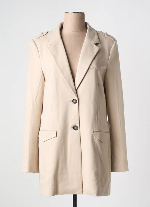 Manteau court beige YAYA pour femme