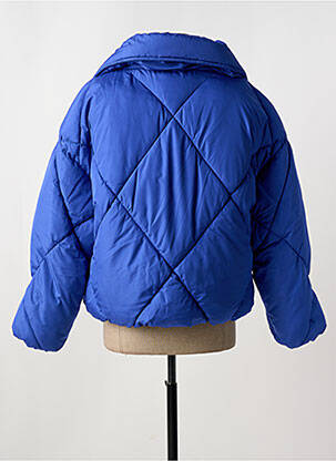 Doudoune poches sans capuche bleu ONLY femme