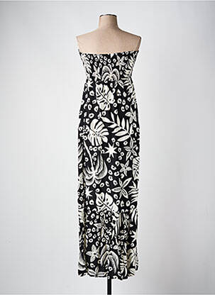 Robe longue imprimé fleurs sans manche noir ONLY femme