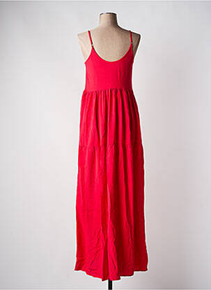 Robe longue sans manche sans manche rose ONLY femme