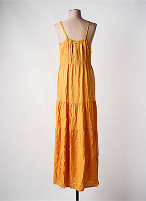Robe longue manches bretelles ajustables fines bretelles jaune O'NEILL femme