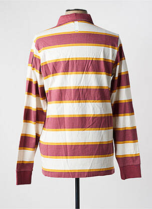 Polo manches longues manches longues rouge SERGE BLANCO homme