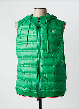 Veste casual coupe droite vert SERGE BLANCO homme