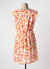 Robe courte orange VERO MODA pour femme seconde vue