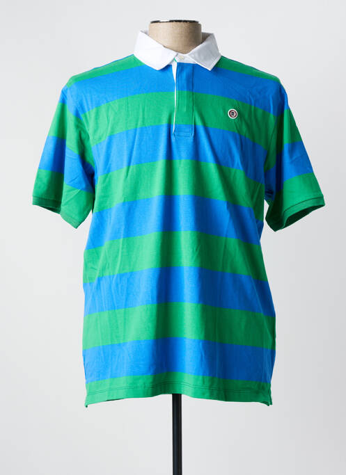 Polo bleu SERGE BLANCO pour homme