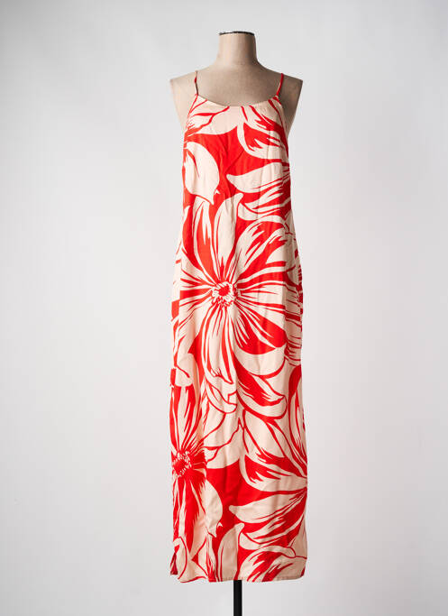 Robe longue rouge ONLY pour femme