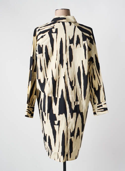 Robe mi-longue beige ONLY pour femme