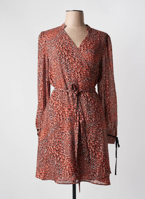 Robe mi-longue marron SALSA pour femme