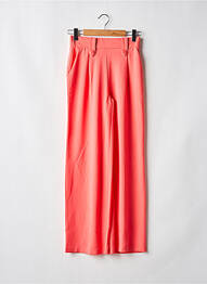 Pantalon droit taille élastique rose ONLY femme