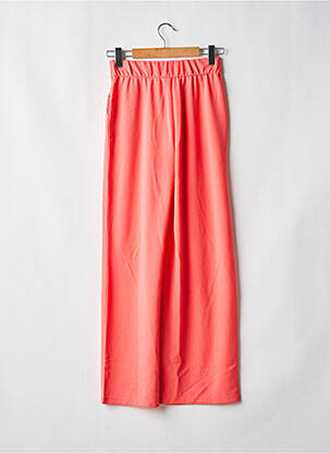 Pantalon droit taille élastique rose ONLY femme