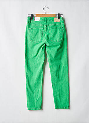 Jeans coupe droite taille haute taille haute vert ONLY femme