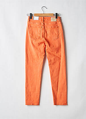 Jeans coupe droite taille haute taille haute orange ONLY femme