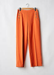 Pantalon droit orange ONLY pour femme seconde vue