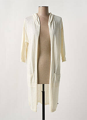 Gilet manches longues manches 3/4 beige YERSE femme