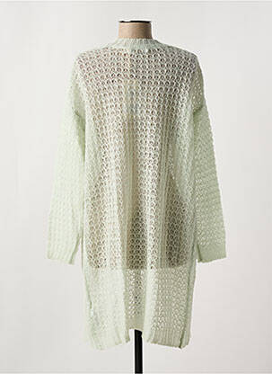 Gilet manches longues stretch vert CREAM femme