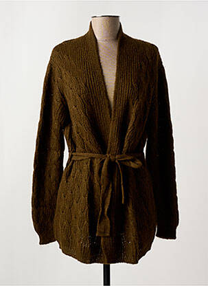 Gilet manches longues stretch vert LA PETITE ETOILE femme