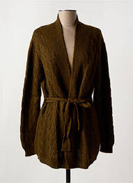Gilet manches longues stretch vert LA PETITE ETOILE femme