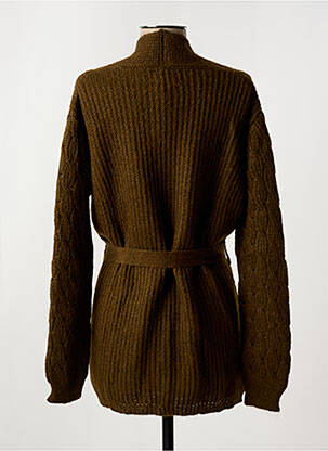 Gilet manches longues stretch vert LA PETITE ETOILE femme
