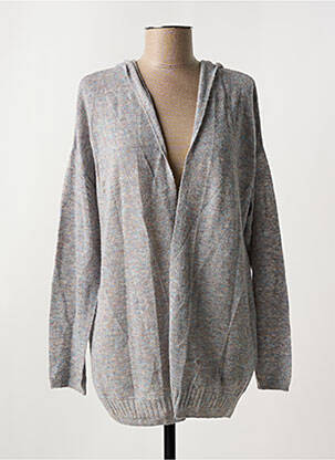 Gilet manches longues resserrée sur le bas gris HARRIS WILSON femme