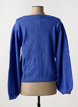 Gilet manches longues stretch bleu FABIENNE CHAPOT femme