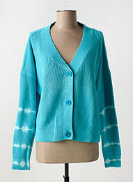 Gilet manches longues stretch bleu FIVE femme