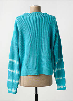 Gilet manches longues stretch bleu FIVE femme