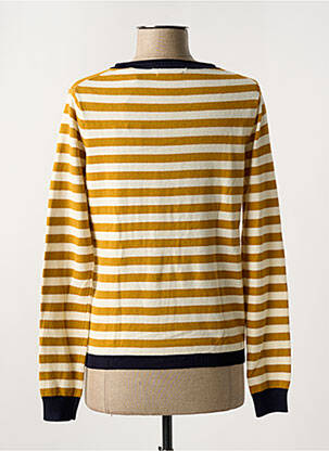 Gilet manches longues col rond jaune SCOTCH & SODA femme