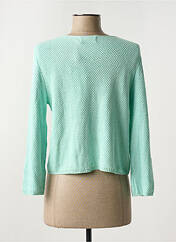 Gilet manches longues bleu INDI & COLD pour femme seconde vue