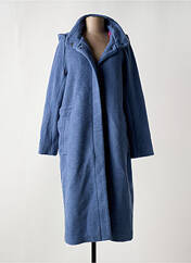 Manteau long bleu ZILCH pour femme seconde vue