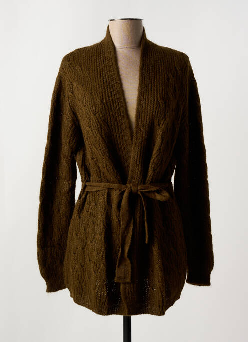 Gilet manches longues stretch vert LA PETITE ETOILE femme