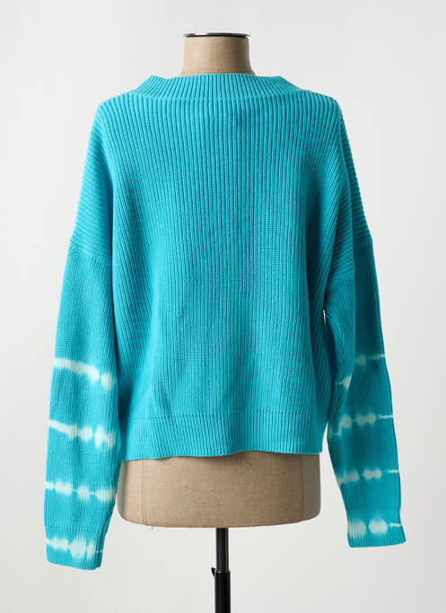 Gilet manches longues stretch bleu FIVE femme