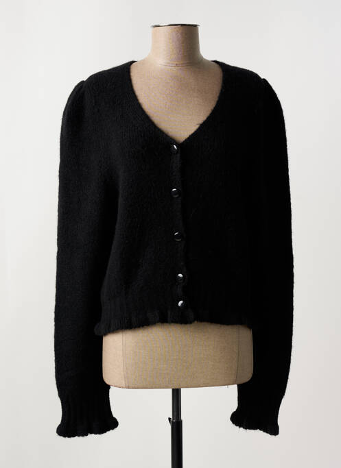 Gilet manches longues noir LA PETITE FRANCAISE pour femme