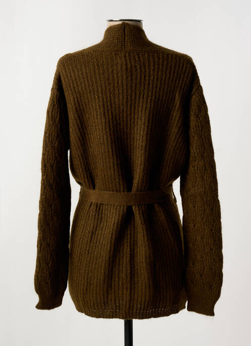 Gilet manches longues vert LA PETITE ETOILE femme