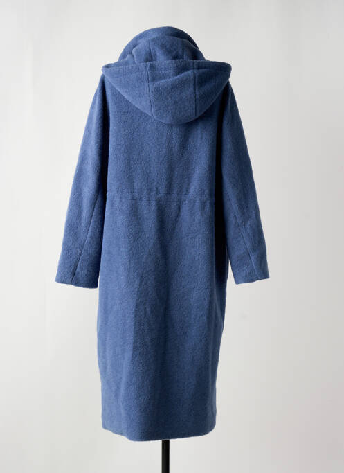 Manteau long bleu ZILCH pour femme