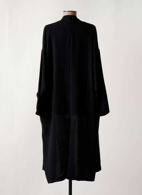 Manteau long noir TOUPY pour femme