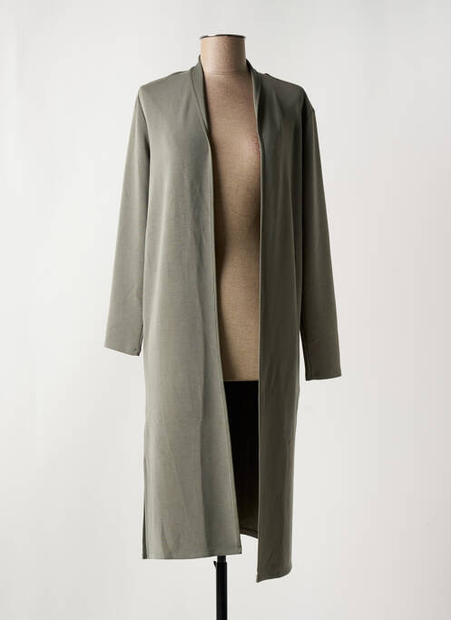 Manteau long vert YAYA pour femme