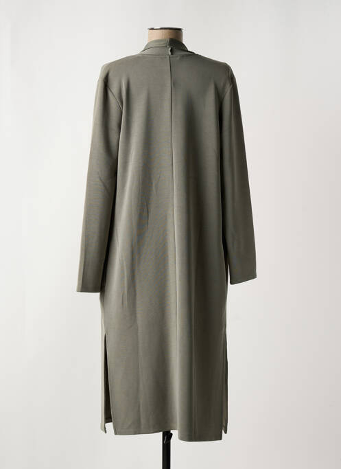 Manteau long vert YAYA femme