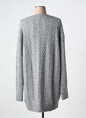 Gilet manches longues fermeture boutonnée sur le devant gris SCOTCH & SODA femme
