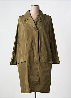 Trench poches sans capuche vert OOF WEAR femme