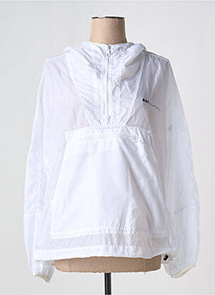 Coupe-vent manches longues a capuche blanc OOF WEAR femme