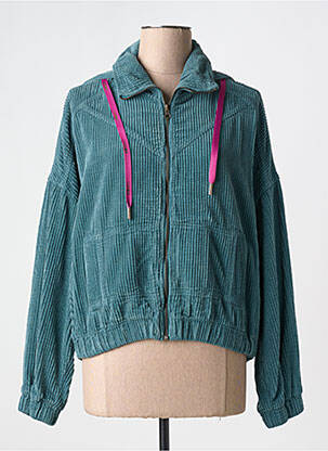 Veste casual poches vert HAPPY femme