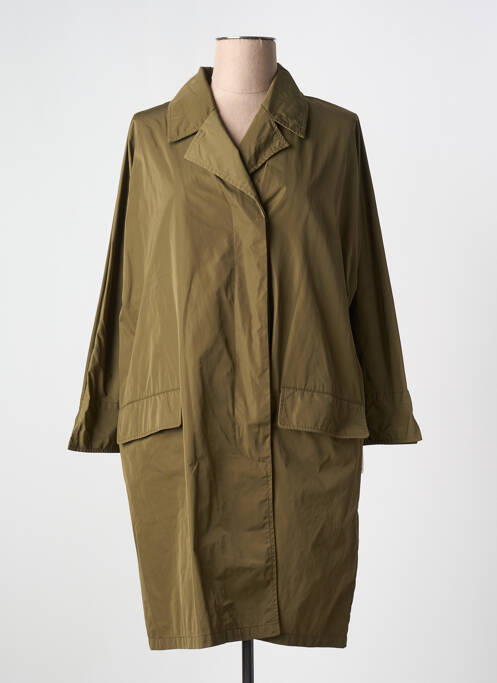 Trench poches sans capuche vert OOF WEAR femme