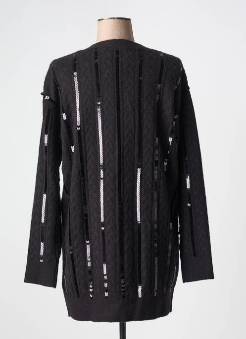 Gilet manches longues fermeture boutonnée sur le devant noir SCOTCH & SODA femme