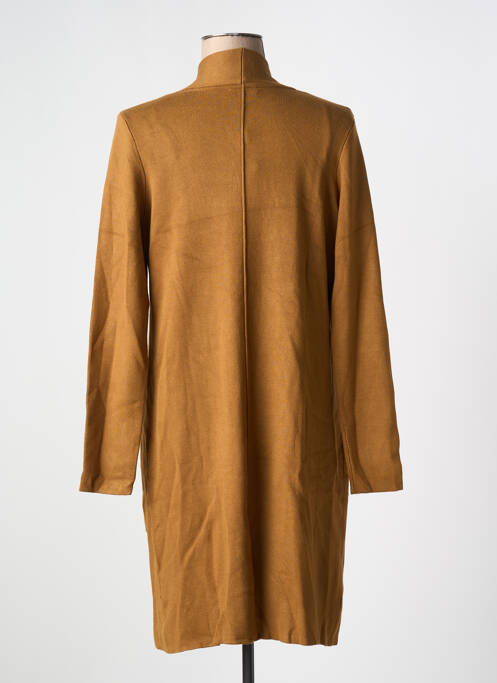 Gilet manches longues marron ZILCH pour femme