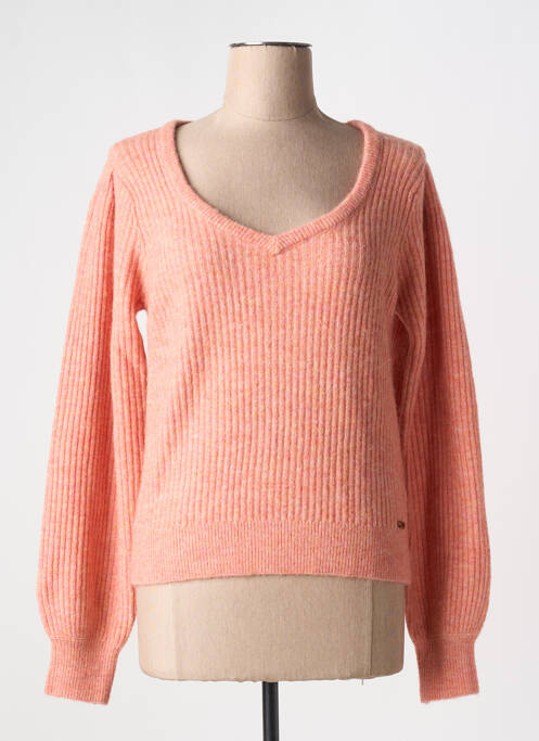 Pull coupe cintrée manches longues rose SCOTCH & SODA femme