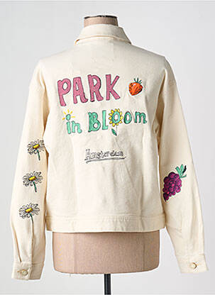 Veste casual coupe droite beige SCOTCH & SODA femme