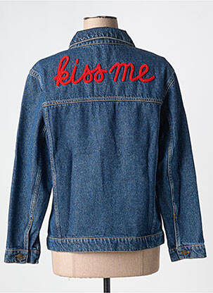 Veste casual coupe droite bleu LA PETITE FRANCAISE femme