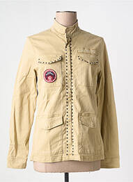 Veste casual coupe droite beige FIVE femme