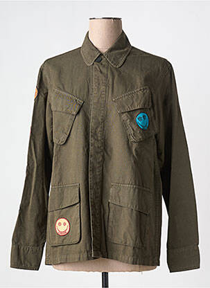 Veste casual coupe droite vert FIVE femme